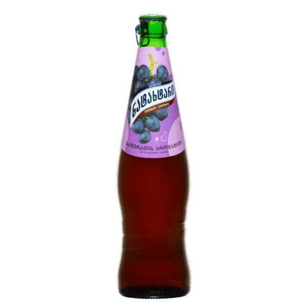 Natakhtari limonáda Saperavi Hroznová nealko nápoj z Gruzie