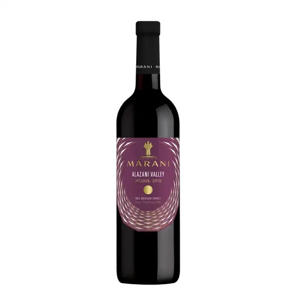 Marani Alazani Valley gruzínské červené polosladké víno